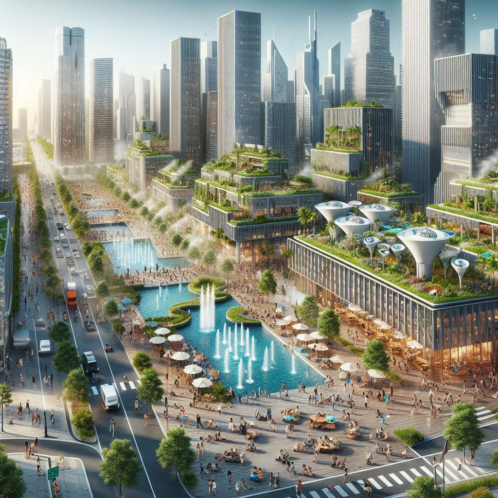 Urban cooling design that reduces heat stress without big rebuilds